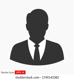Die Leute sehen Silhouetten. Benutzerzeichen für Vektorsymbol