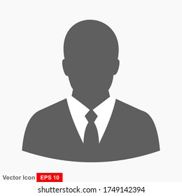 La gente perfila siluetas. símbolo de ilustración de icono del vector de usuario