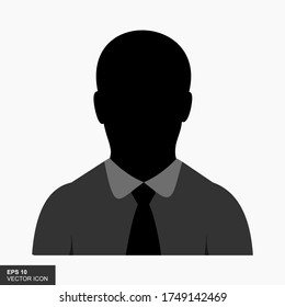 La gente perfila siluetas. símbolo de ilustración de icono del vector de usuario