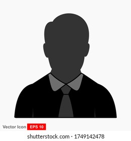 La gente perfila siluetas. símbolo de ilustración de icono del vector de usuario
