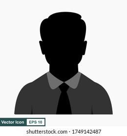 La gente perfila siluetas. símbolo de ilustración de icono del vector de usuario