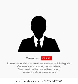 La gente perfila siluetas. símbolo de ilustración de icono del vector de usuario