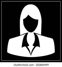 People profile silhouettes. vector illustration