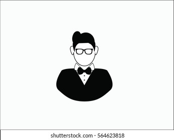 People profile silhouettes. vector illustration