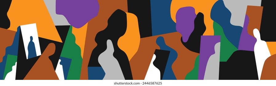 People Psychology Memory Abstract Vector Illustration 