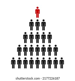 People Pyramid Group People Illustration Vectorman Stock Vector ...