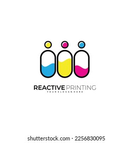 people rainbow logo creative design illustration