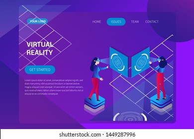 People Reading Book Illustration for Landing Page
