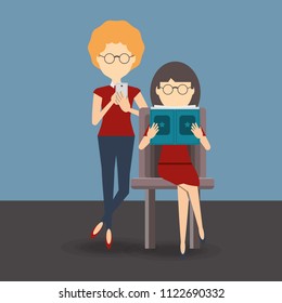People reading design