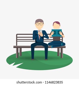 People reading design
