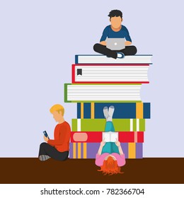 People reading design