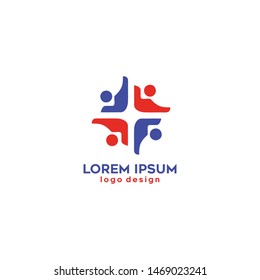 People Relationship Logo Vector illustration