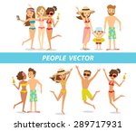 people relaxing at the beach