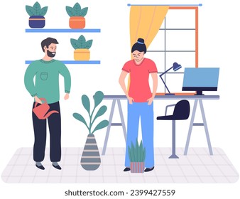 People relaxing vector illustration. Calmness and peace are essential for persons well being Engaging in recreational activities brings enjoyment and pleasure Finding leisure time allows people