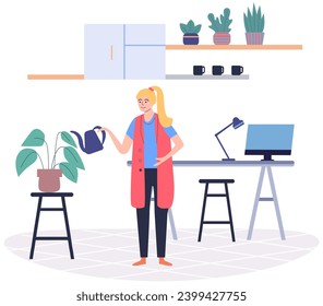 People relaxing vector illustration. Finding leisure time allows people to relax and unwind The peaceful environment enhances relaxation and tranquility The concept people relaxing promotes carefree