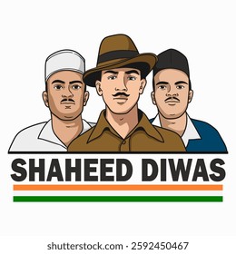 People remembering, saluting and celebrating Shaheed Diwas social media template