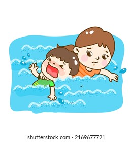 The people to rescue kids drown.