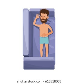 people resting design