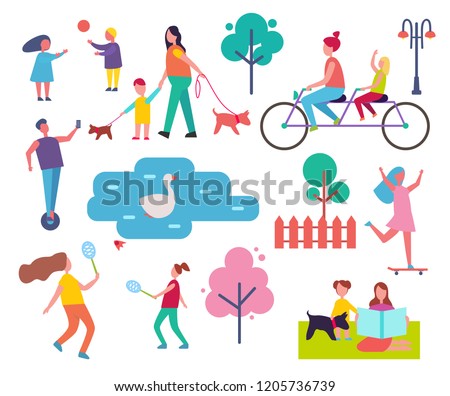 Similar – Image, Stock Photo Picnic blanket with swan