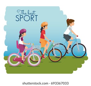 people riding bycicle