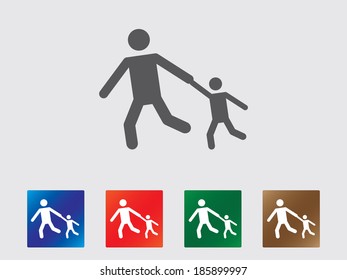 People run icon collection