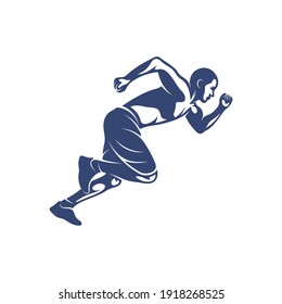 People Run vector illustration design, creative Run People logo design concept template, symbols icons