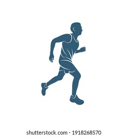 People Run vector illustration design, creative Run People logo design concept template, symbols icons