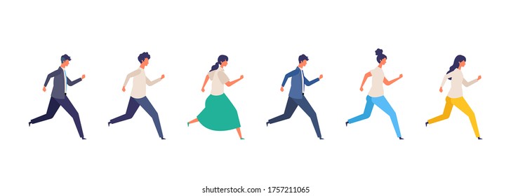 走る サラリーマン のイラスト素材 画像 ベクター画像 Shutterstock