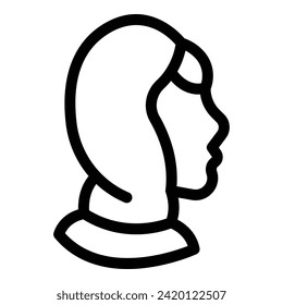 People saudi modern icon outline vector. Outfit clothes. Modern everyday