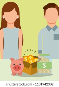 people saving money