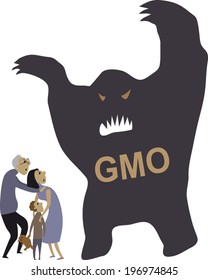 People scared of genetically modified organisms