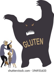 People scared of gluten