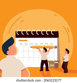 people with schedule planning strategy