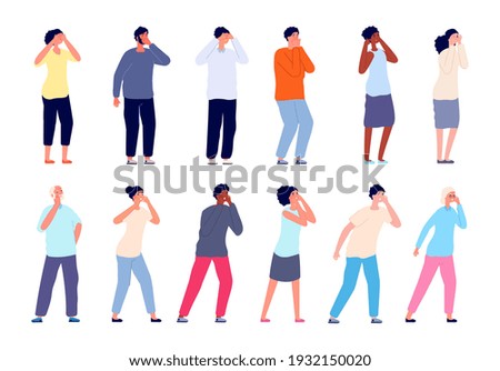 Similar – Image, Stock Photo Lost Person Man Adults 1