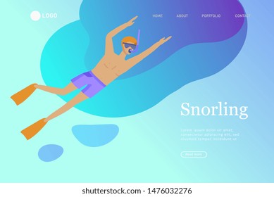 People in sea, pool or ocean performing activities. Men or women swimming in swimwear, diving, surfing, lying on floating air mattress, playing ball. Cartoon vector