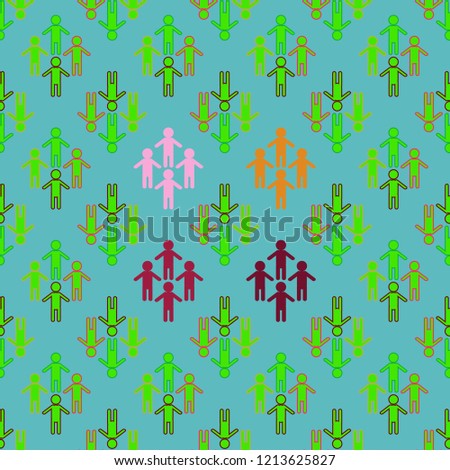 People seamless lovely magic background.