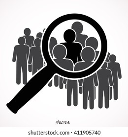 people search icon. 