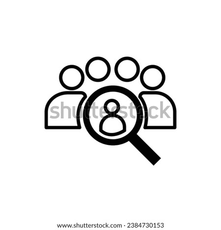 People search icon.user,team,resources (vector illustration)