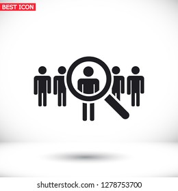 people Search vector icon