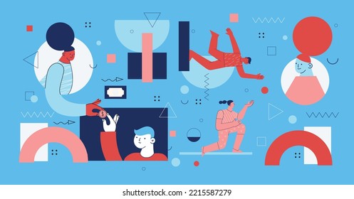 People sending, transfering money, coins from debit card, credit card, replenishment of balance, account on Internet. Banking service, successful contactless payment transaction.