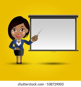People Set - Business - African businesswoman set