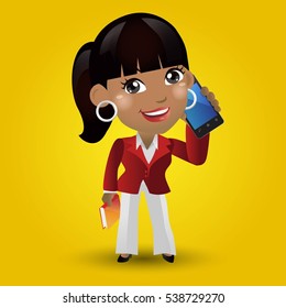 People Set - Business - African businesswoman set