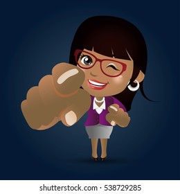 People Set - Business - African businesswoman set