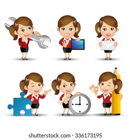 People Set - Business - Businesswoman set