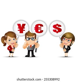 People Set - Business - Yes dollar