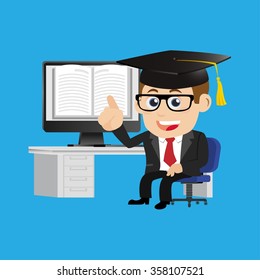 People Set - e-learning concept