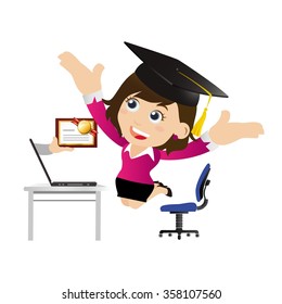 People Set - e-learning concept