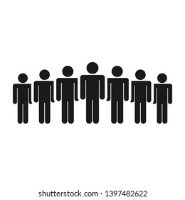 People set. Graphic template. Vector Illustration