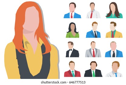 People. Set of people icons. Vector People icons for your websites, applications and all your ideas.