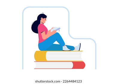 People set limits  personal space to safeguard themselves. Some introverts use boundaries to stay in a secure zone. Vector illustration.
